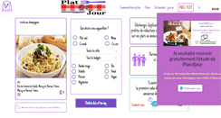 Desktop Screenshot of platofjour.com